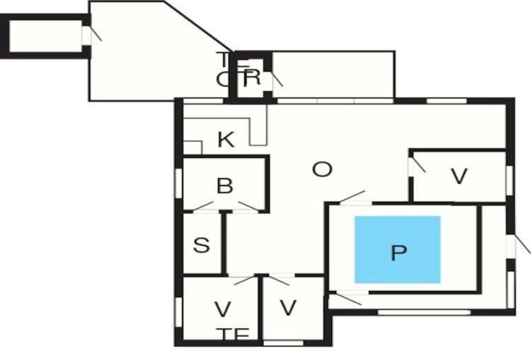 7 Person Holiday Home In Rsted Kare Exterior foto